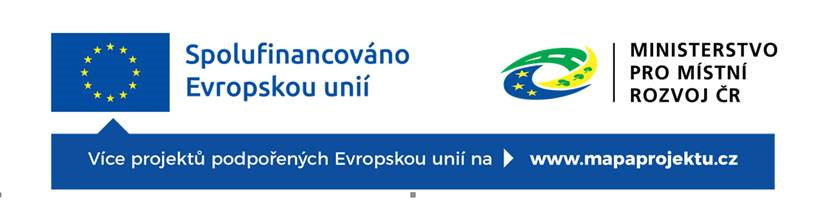 Spolufinancováno Evropskou unií. Ministerstvo pro místní rozvoj ČR. Více projektů podpořených Evropskou unií na www.mapaprojektu.cz.